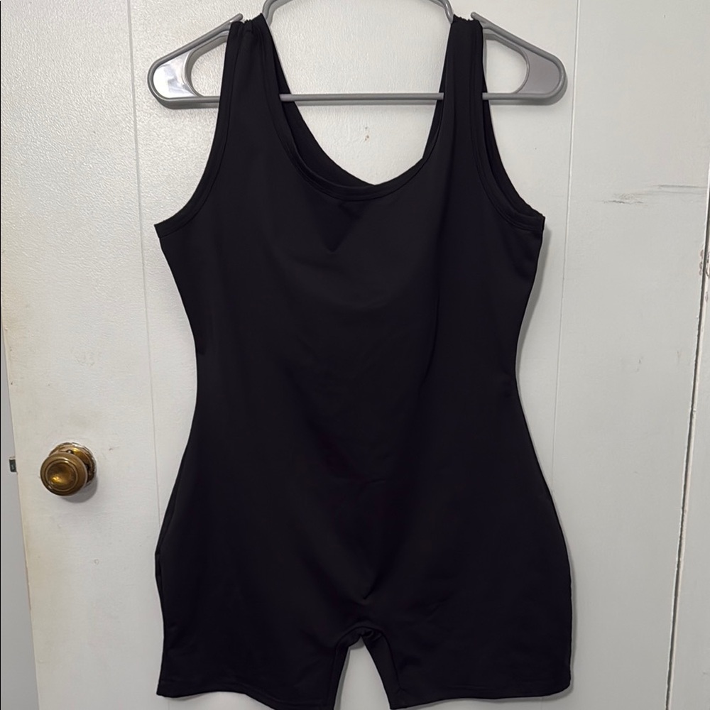 Black Sleeveless Bodysuit
